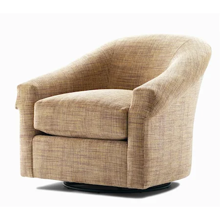 Upholstered Swivel Glider Chair